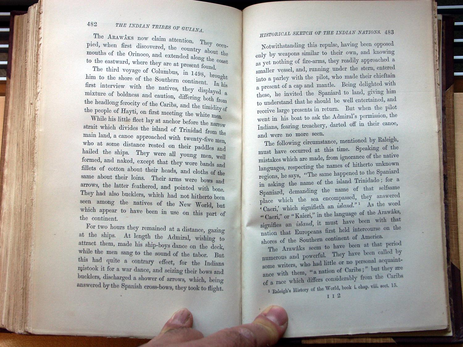 zz-bret68,s.482 aruak columbus 1498 erwähnt keine keule